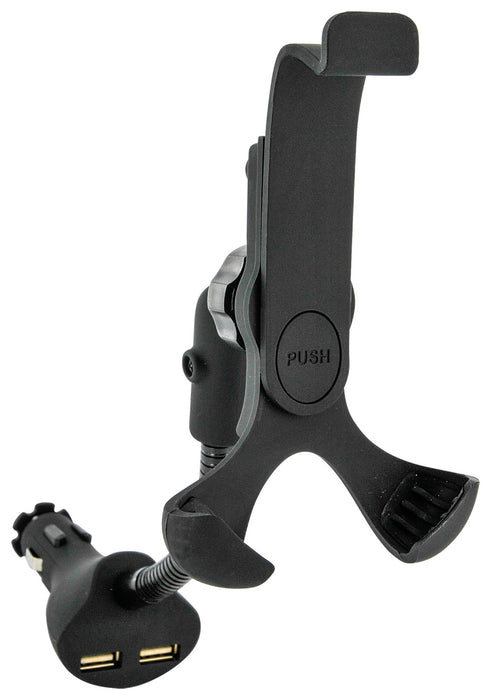 Schwaiger KFZ Smartphone Halterung Universal mit 2x USB-A Anschluss Online Outlet
