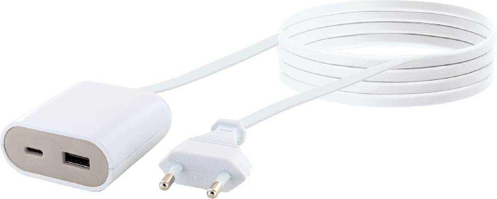 Schwaiger Ladegerät-Verlängerung 2,5 m USB-A + USB-C Bestseller