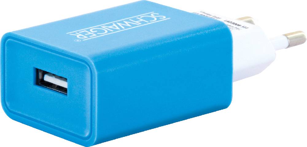 Schwaiger Ladegerät USB 2.0 A Pink/Blau Sonderangebote