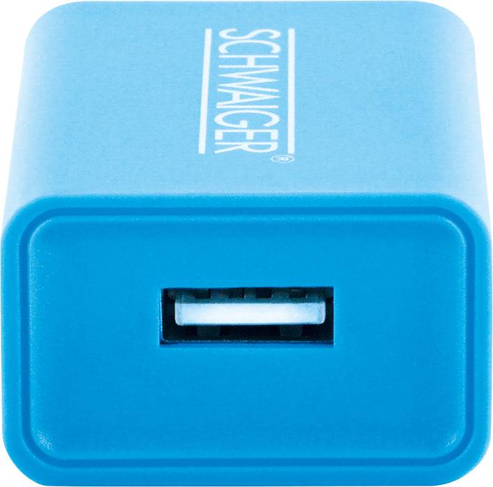 Schwaiger Ladegerät USB 2.0 A Pink/Blau Sonderangebote