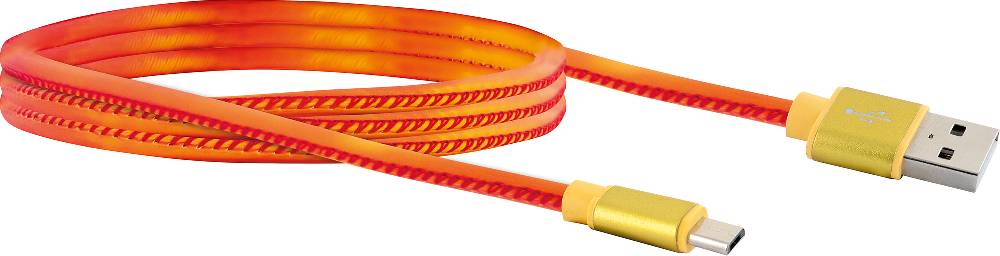 Schwaiger Micro-USB Kabel Thermo-Farbwechsel 1,5 m Tiefpreis
