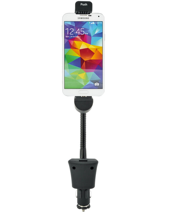 Schwaiger KFZ Smartphone Halterung mit Ladefunktion Micro-USB Super Sparpreis