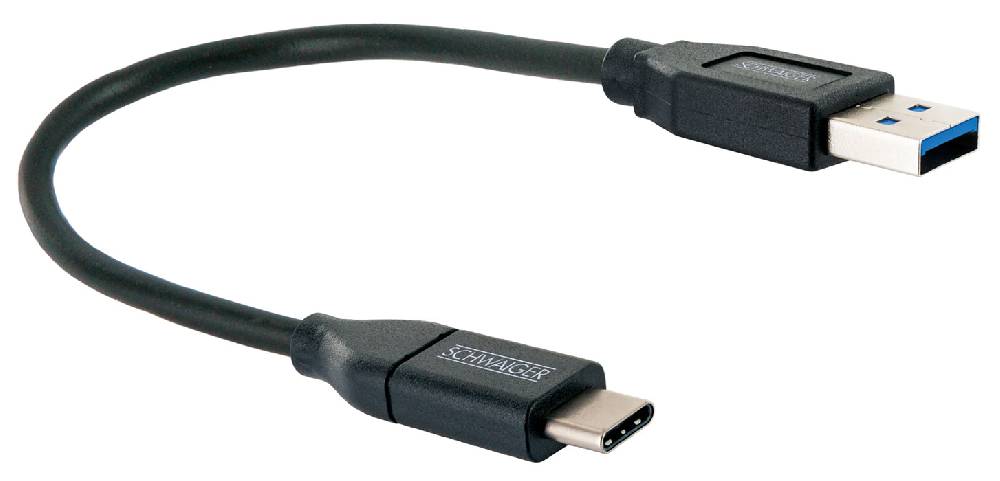 Schwaiger USB-C auf USB-A Kabel 0,5 m Wochenangebot