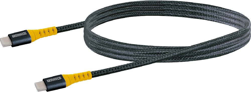 Schwaiger USB-C auf USB-C Kabel extrem reißfest 1,2 m Letzter Tag