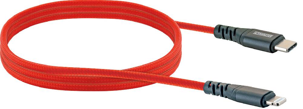 Schwaiger Lightning auf USB-C Kabel grün/rot/blau 1,2 m Bis zu 55% Rabatt