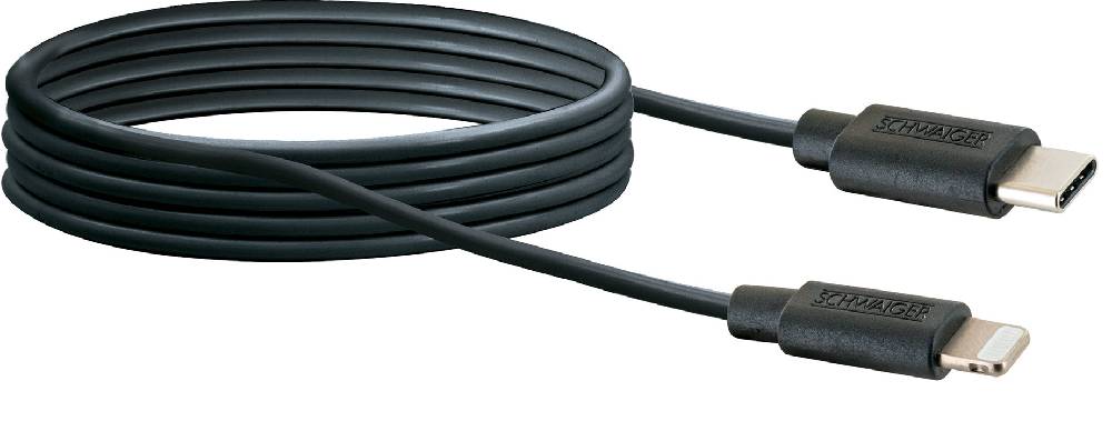 Schwaiger Lightning auf USB-C Kabel 2 m Nur noch ein Tag übrig