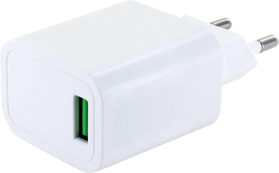 Schwaiger Lade-Set mit Schnell-Ladegerät USB-A + Micro-USB-Ladekabel Kostenloser Versand international