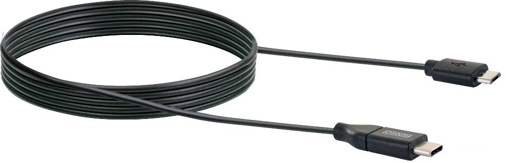 Schwaiger USB-C auf Micro-USB Kabel 1 m Fabrikverkauf