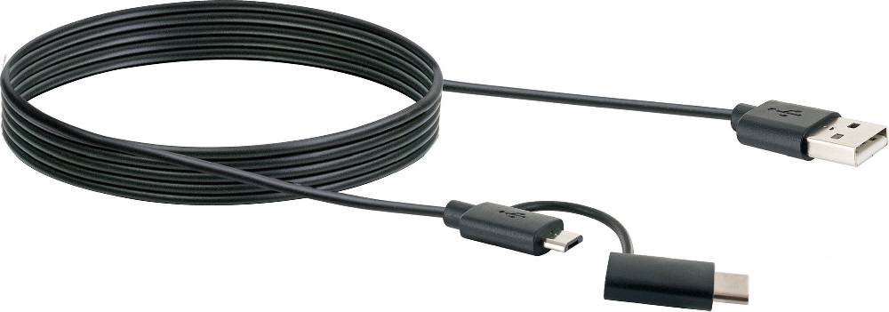 Schwaiger 3in1-Kabel Micro-B/USB-C auf USB-A 1 m Meist gekauft
