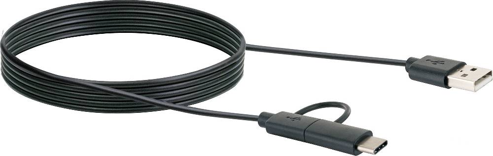 Schwaiger 3in1-Kabel Micro-B/USB-C auf USB-A 1 m Meist gekauft