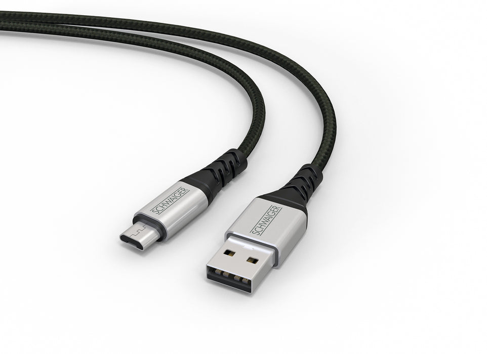 Schwaiger Micro-USB auf USB-A Kabel extrem reißfest 1,2 m Flash Sale