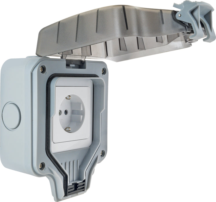 Schwaiger Außensteckdose für Winkelstecker Jubiläumsangebot