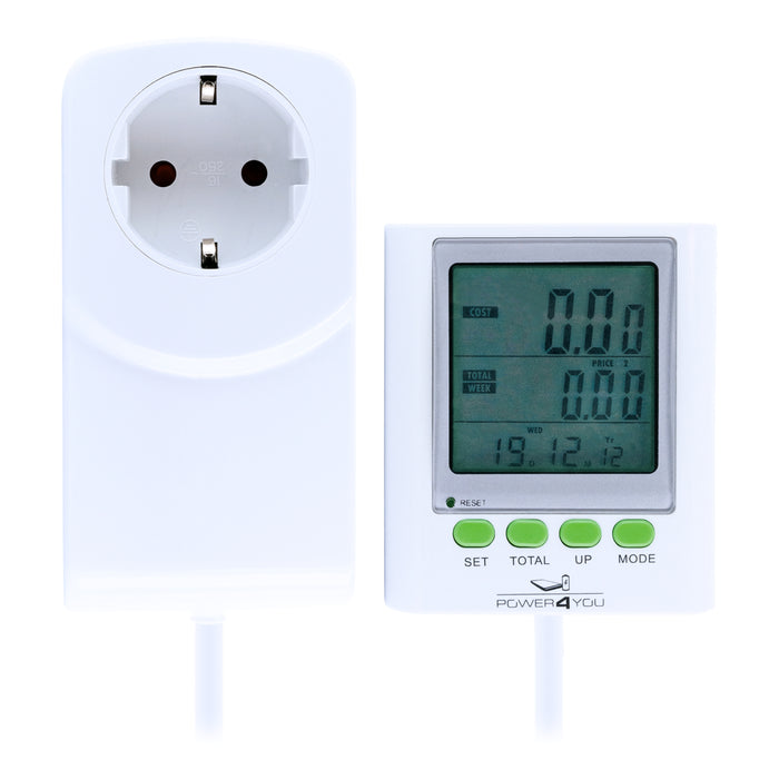 Schwaiger Energiekostenmessgerät mit verlängertem Display Neueste Mode