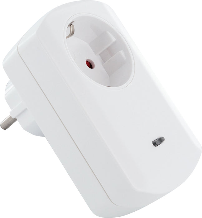 Schwaiger Steckdosenadapter Typ F fernsteuerbar mit Dimmfunktion Blitzangebot