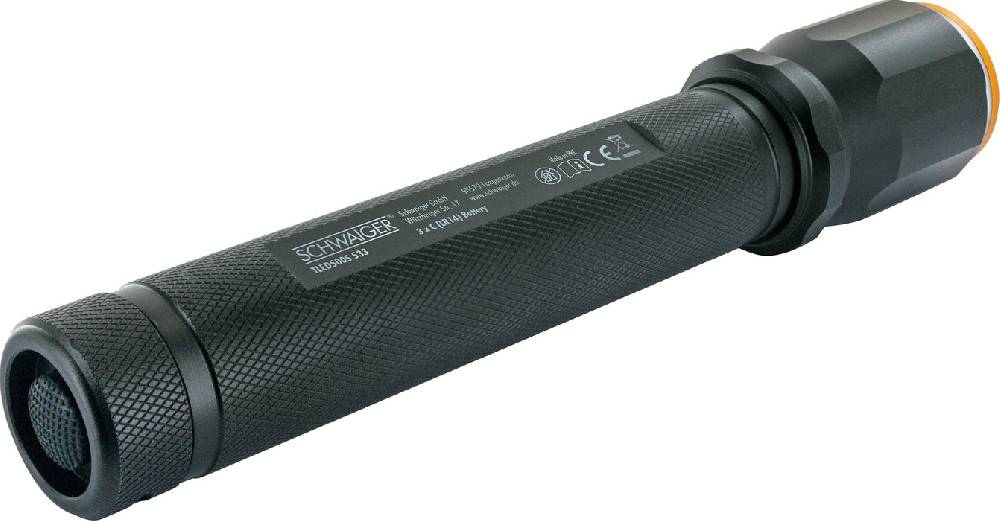 Schwaiger Taschenlampe mit Zoomfunktion Aluminium eloxiert JETZT KAUFEN