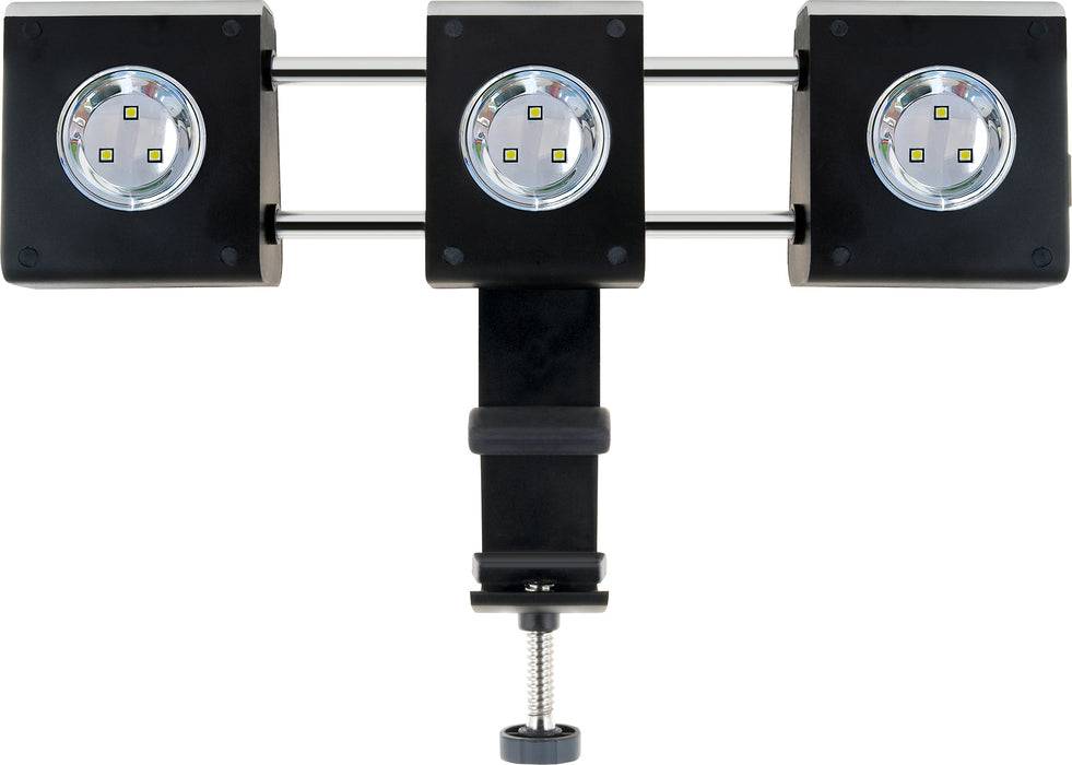 Schwaiger Grill-Leuchte mit beweglichen LED-Stahlern Letzte 2 Tage