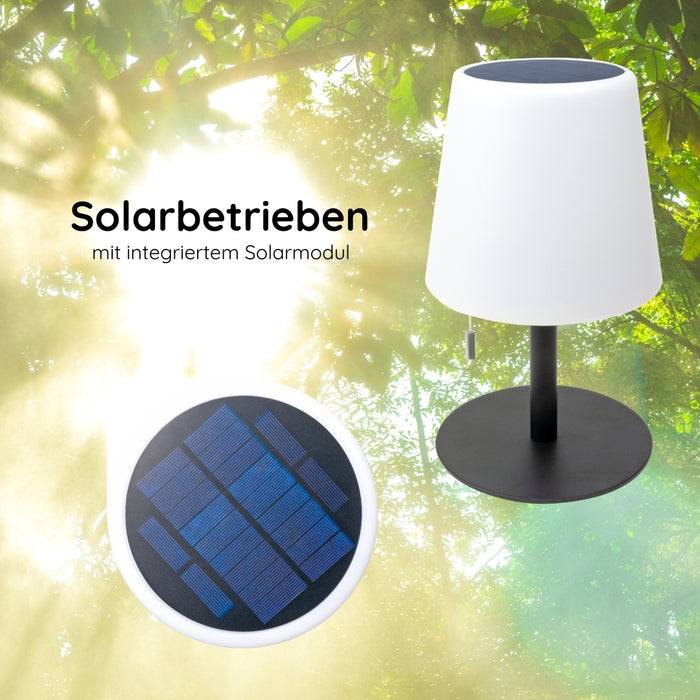 Schwaiger Solar-Tischleuchte mit Zugschalter Bis zu 60% Rabatt