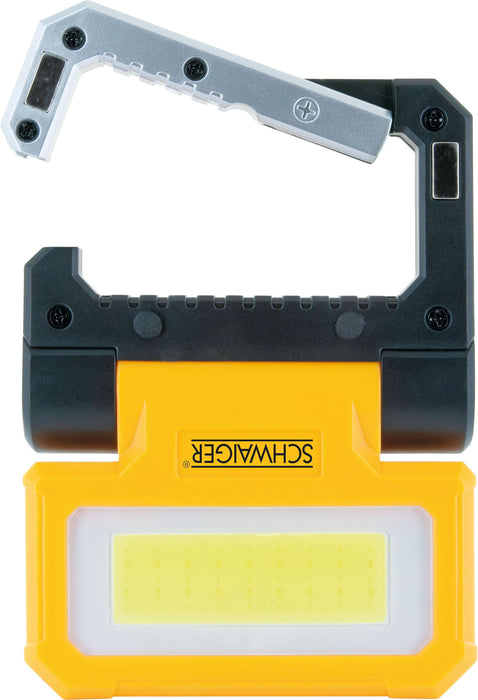 Schwaiger Arbeitsleuchte mit COB-LED Strahler und Taschenlampe Fabrikladen