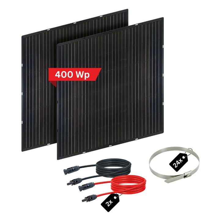 Schwaiger Solarmodul 2er Set Slim-Line 400Wp 50% Rabatt für begrenzte Zeit