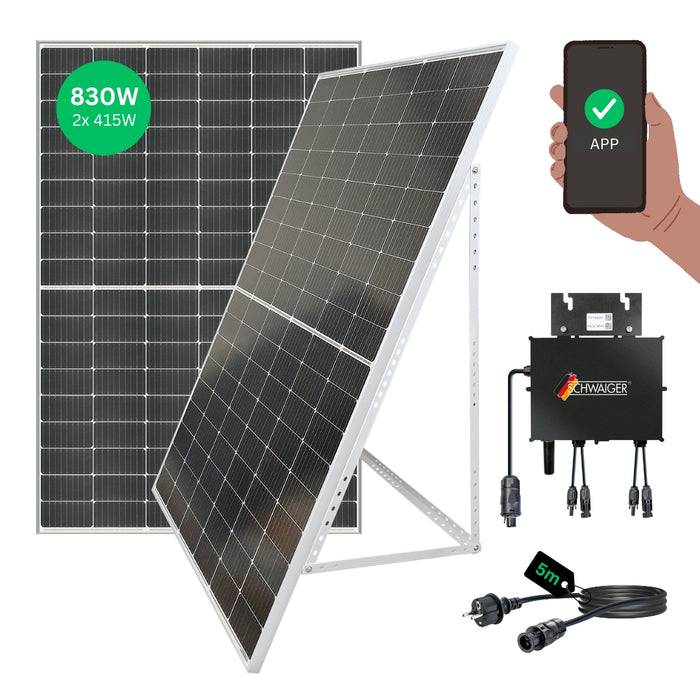 Schwaiger Solaranlage 2er Set 830Wp Rabatte dieses Monats