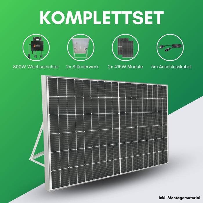Schwaiger Solaranlage 2er Set 830Wp Rabatte dieses Monats