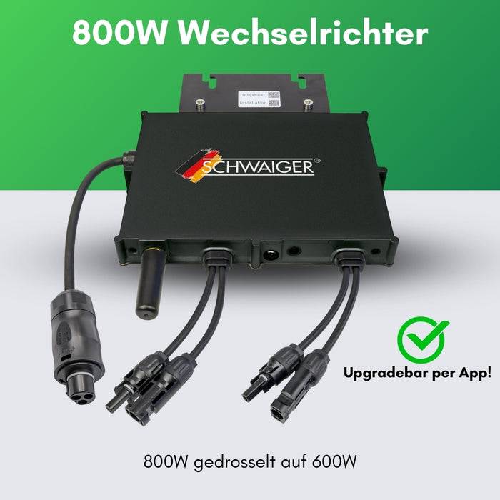 Schwaiger Solaranlage 2er Set 830Wp Rabatte dieses Monats