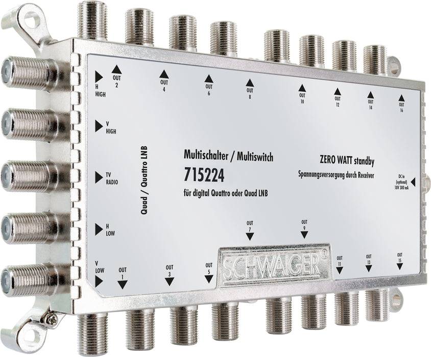 Schwaiger SAT Multischalter 5/16 mit Netzteil Flash Sale