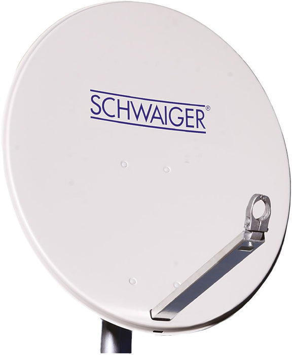 Schwaiger Satellitenschüssel Aluminium Weiß/Rot/Anthrazit 75 cm Saisonschlussverkauf