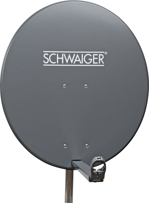 Schwaiger Satellitenanlage Set Anthrazit Aluminium 80 cm Vatertagsangebot