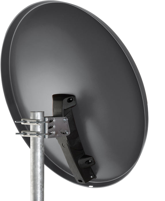 Schwaiger Satellitenanlage Set Anthrazit Aluminium 80 cm Vatertagsangebot