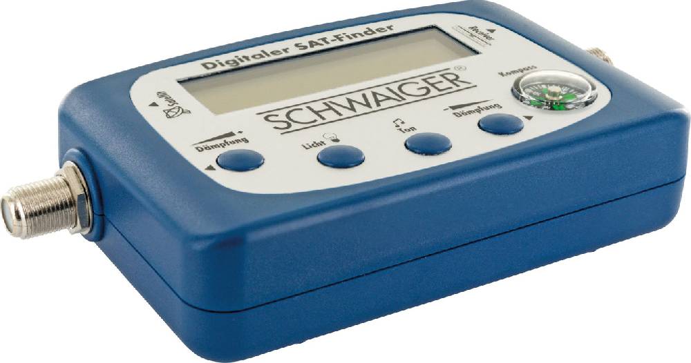Schwaiger SAT-Finder mit LCD-Display Lagerräumung