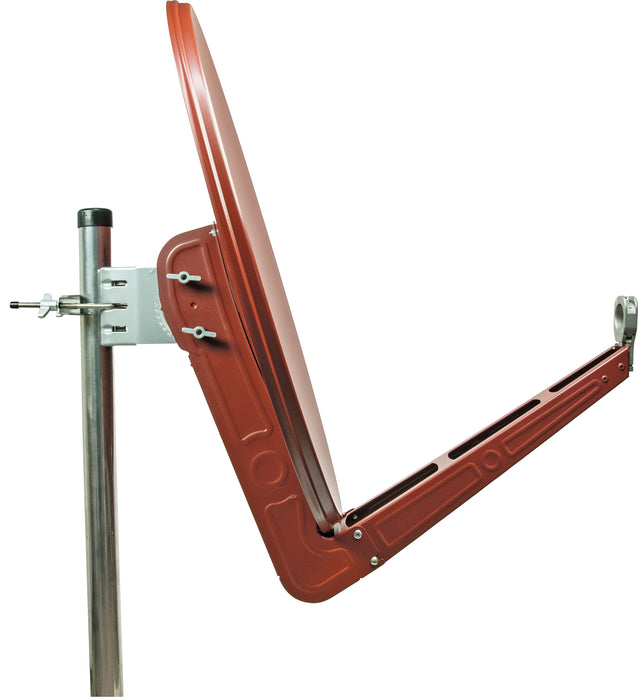 Schwaiger Satellitenanlage Set Ziegelrot Aluminium 75 cm Top Angebot