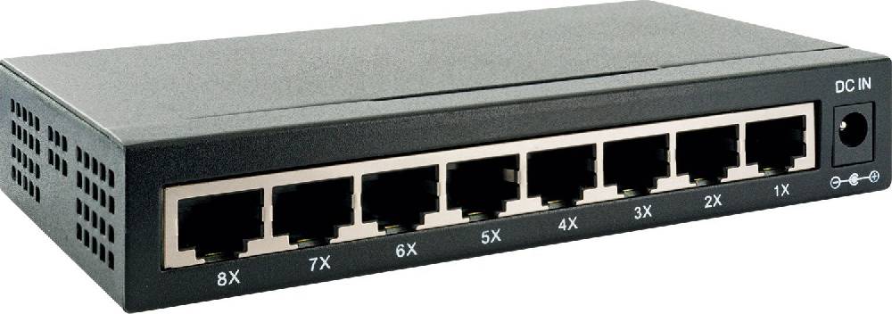 Schwaiger 8-Port Netzwerk Switch Super Sparpreis