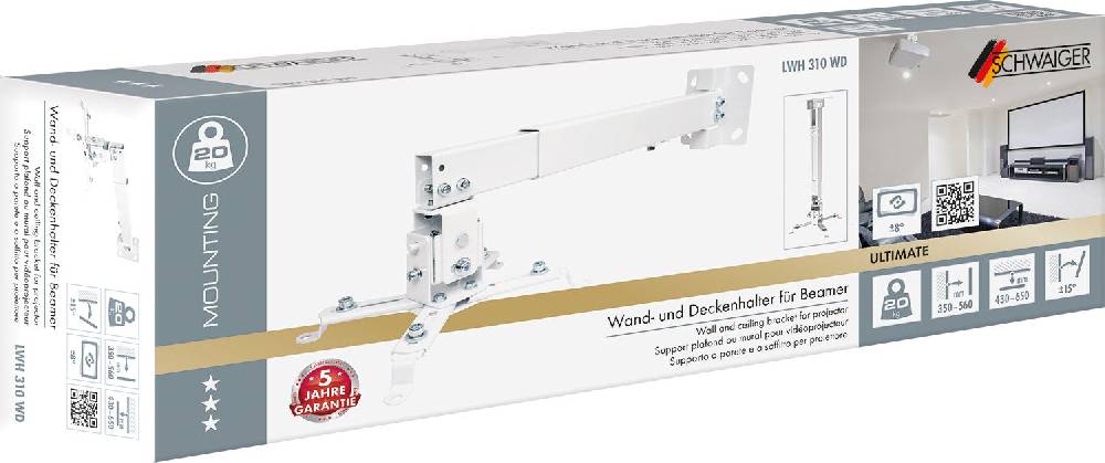 Schwaiger Beamer/Projektor-Halterung Universal Riesige Ersparnisse