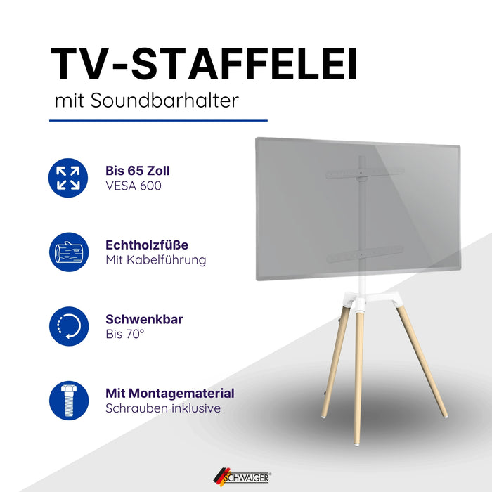 Schwaiger TV-Ständer dreibeinig Letzte 2 Tage