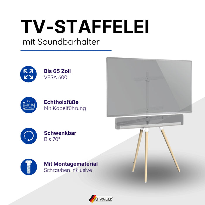 Schwaiger TV-Ständer mit Soundbarhalter Letzter Tag