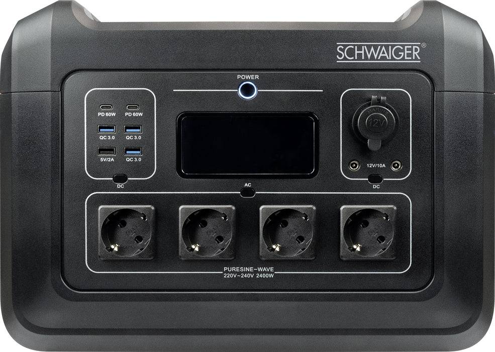 Schwaiger Power Station 2400W 50% Rabatt für begrenzte Zeit
