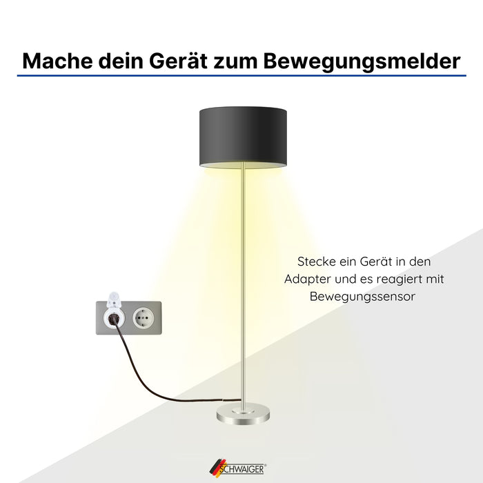 Schwaiger Bewegungsmelder Steckdosenadapter PIR Blitzverkäufe