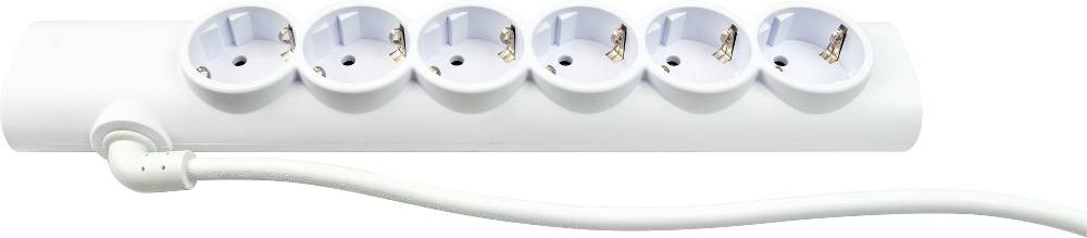 Schwaiger Steckdosenleiste mit rotierbarem Kabelanschluss 6-fach Sonderangebot