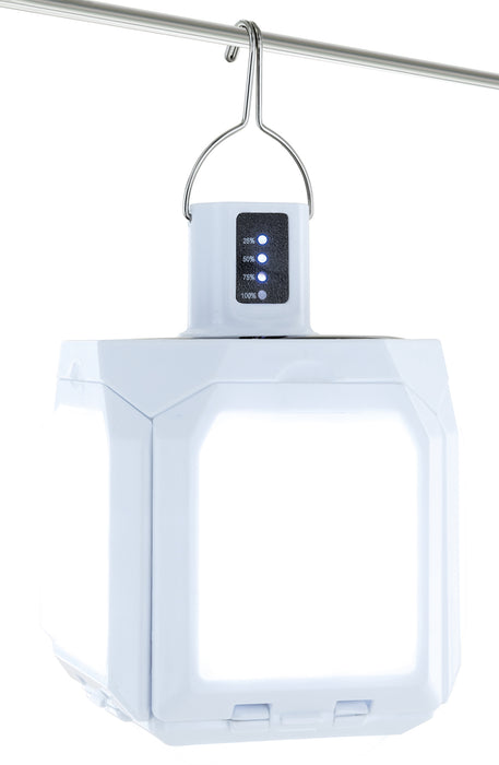 Schwaiger Solar-Hängeleuchte klappbar mit Haken Schwarz/Weiß Online Outlet