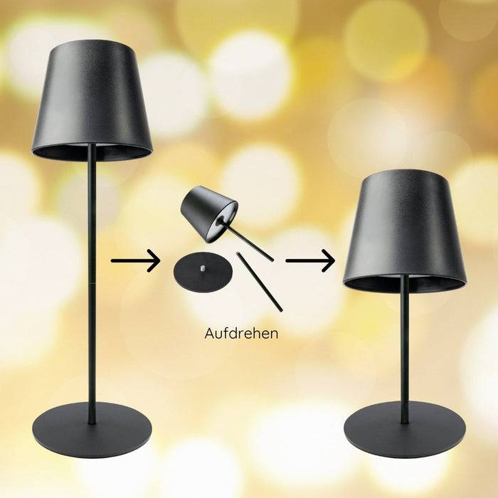 Schwaiger RGB LED Tischleuchte mit Touchsteuerung Kauf eins, bekomm eins gratis