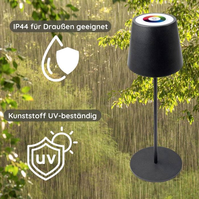 Schwaiger RGB LED Tischleuchte mit Touchsteuerung Kauf eins, bekomm eins gratis