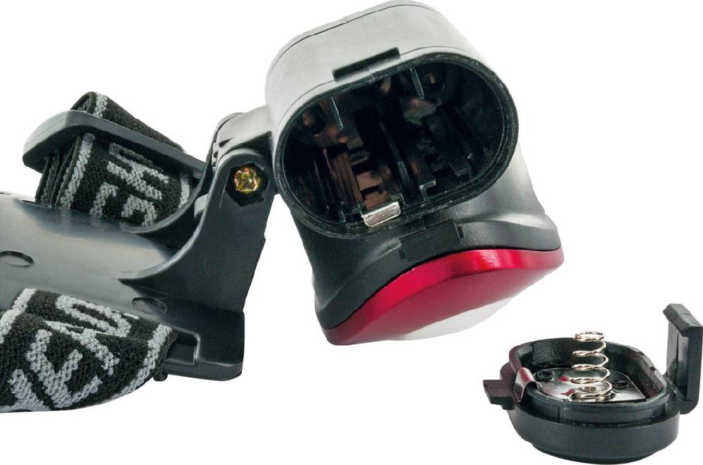 Schwaiger Stirnlampe mit Kopfband & 3 Betriebsmodi Rot Begrenzte Freigabe