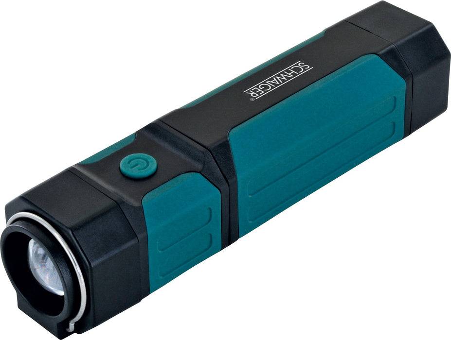 Schwaiger Arbeitsleuchte mit ausziehbarem COB-LED Strahler und Taschenlampe Neueste Stile