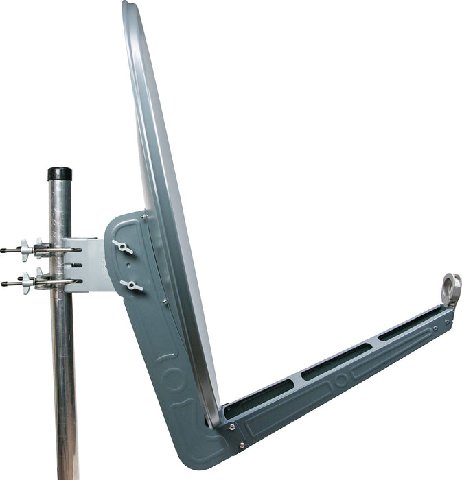 Schwaiger Satellitenschüssel Aluminium Weiß/Rot/Anthrazit 85 cm Rabatt