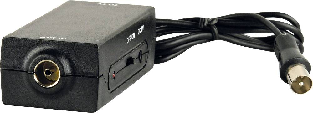 Schwaiger Zimmerantenne aktiv DVB-T2 VHF UHF schwarz Günstig kaufen