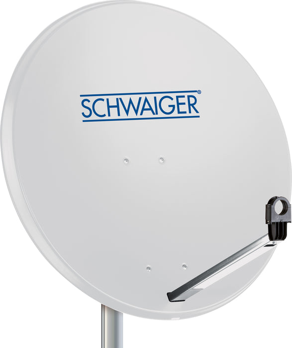 Schwaiger Satellitenschüssel Stahl Weiß/Rot/Anthrazit 75 cm Online Shopping