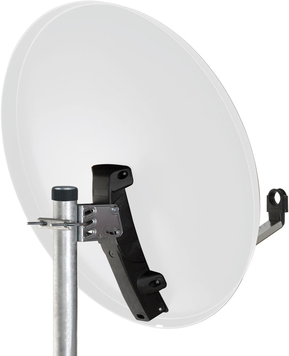 Schwaiger Satellitenschüssel Stahl Weiß/Rot/Anthrazit 75 cm Online Shopping