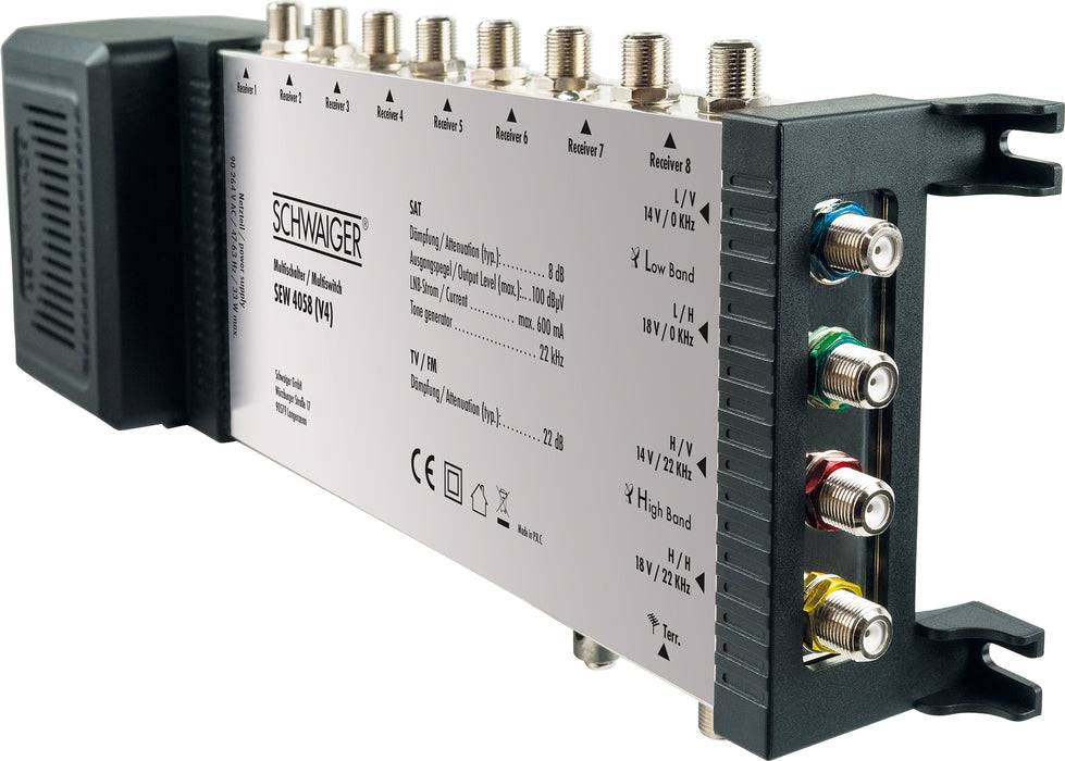 Schwaiger SAT Multischalter 5/8 mit integriertem Netzteil Muttertagsangebot