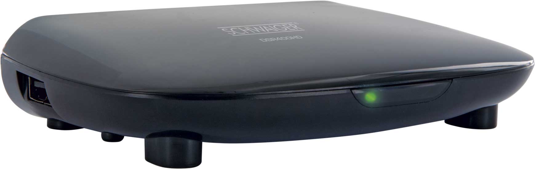 Schwaiger Satellitenanlage Receiver Set Weiß Stahl 80 cm Vatertagsangebot